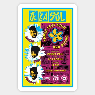 De La Soul Three Feet Poster Sticker